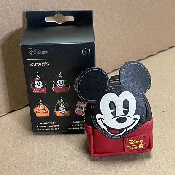 Loungefly Accessories - Loungefly Disney Mickey & Friends Mini Backpack Mystery Bag Charm Mickey Reveal